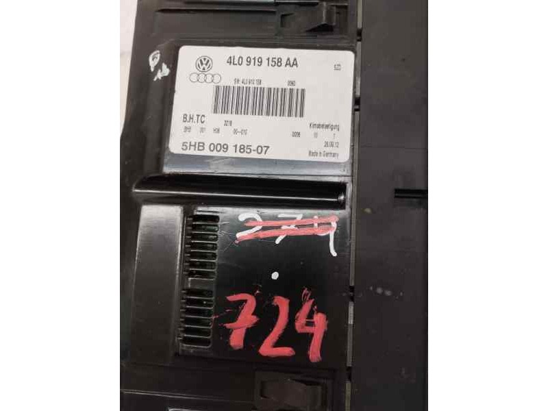 Recambio de mando climatizador para audi q7 (4l) 4.2 v8 32v tdi biturbo referencia OEM IAM 4L0919158AA  
							