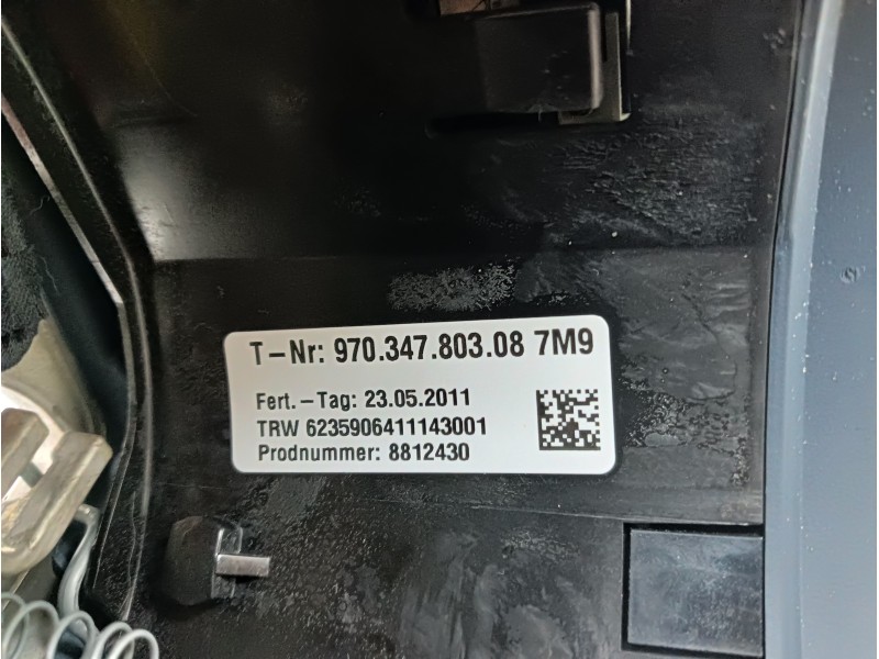 Recambio de volante sin airbag para porsche panamera 4.8 v8 turbo cat referencia OEM IAM 97034780308  