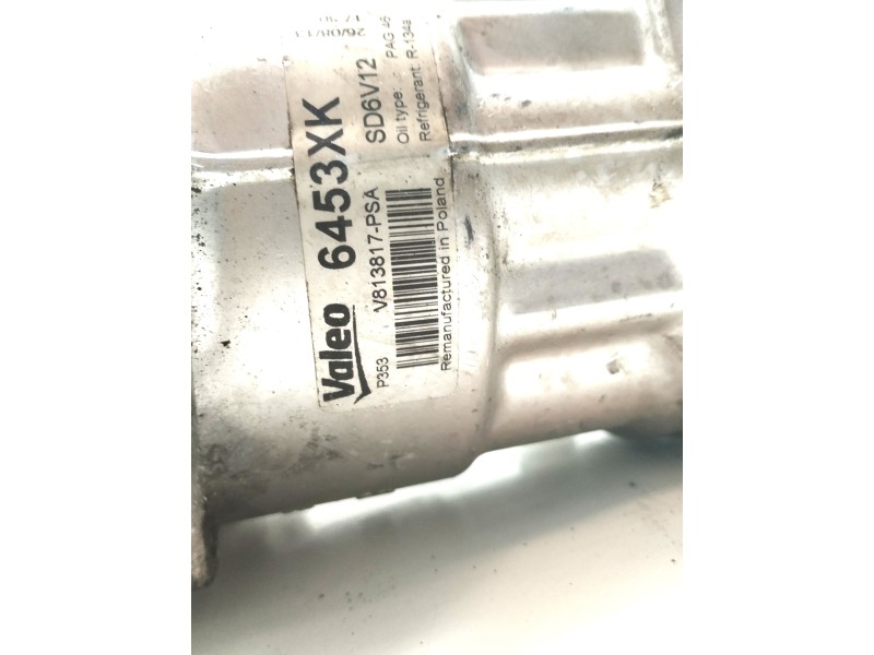 Recambio de compresor aire acondicionado para citroën c3 1.1 referencia OEM IAM 6453XK  