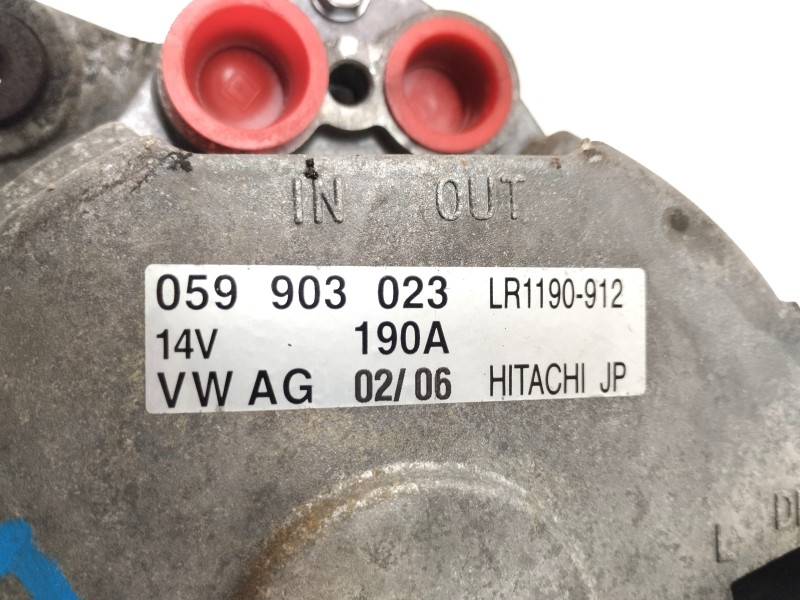 Recambio de alternador para volkswagen phaeton (3d2/3d8) 3.0 v6 tdi dpf referencia OEM IAM 059903018  