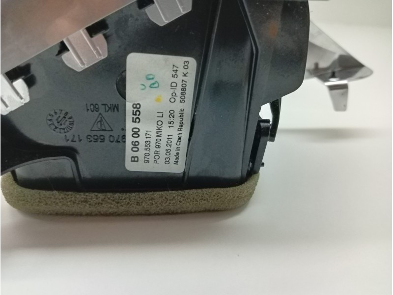 Recambio de rejilla aireadora para porsche panamera 4.8 v8 turbo cat referencia OEM IAM 970553171  