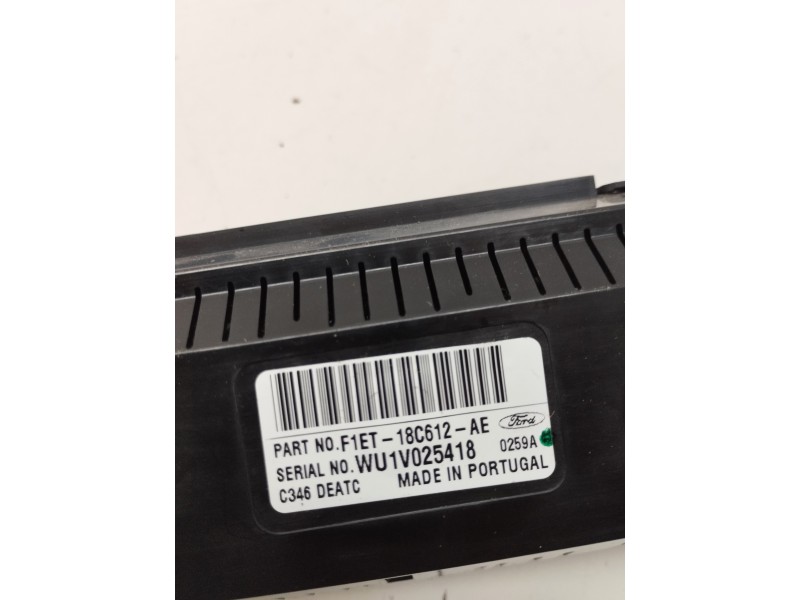 Recambio de mando climatizador para ford focus turn. (cb8) 1.6 tdci cat referencia OEM IAM F1ET18C612AE  