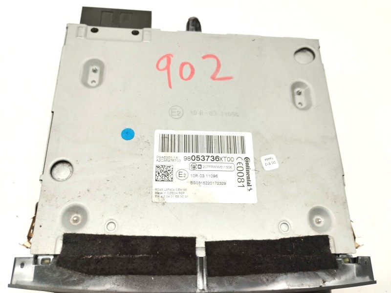 Recambio de sistema audio / radio cd para peugeot 5008 1.6 blue-hdi fap referencia OEM IAM 98053736XT  