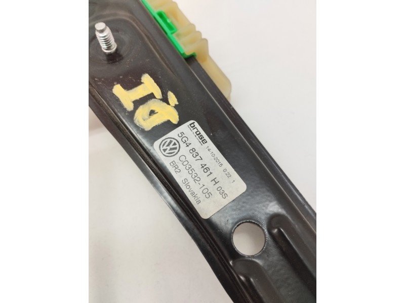 Recambio de elevalunas delantero izquierdo para volkswagen golf vii lim. (5g1) advance bluemotion referencia OEM IAM 5G4837461H 