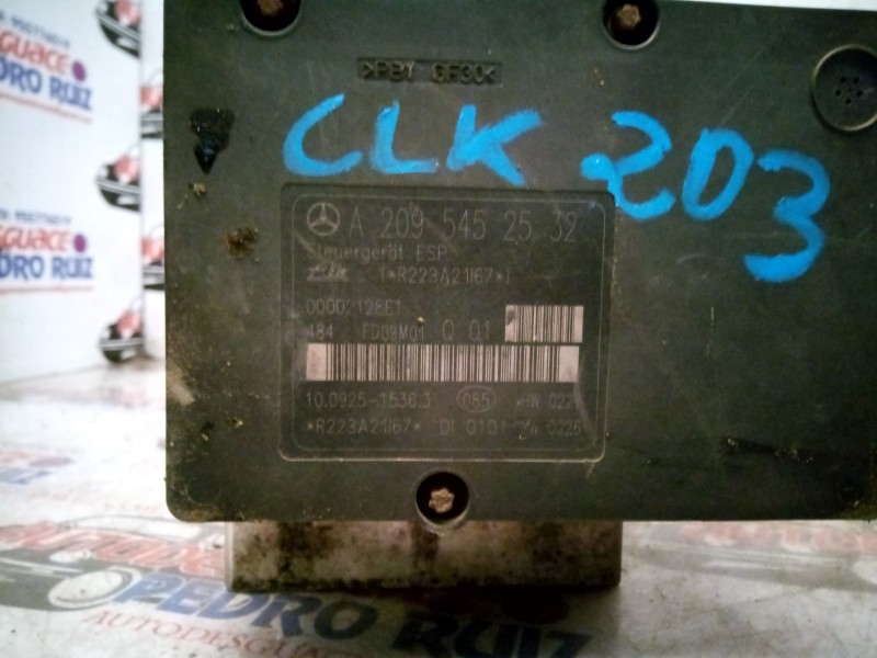 Recambio de abs para mercedes-benz clase clk (w209) coupe 2.2 cdi cat referencia OEM IAM A2034310812  