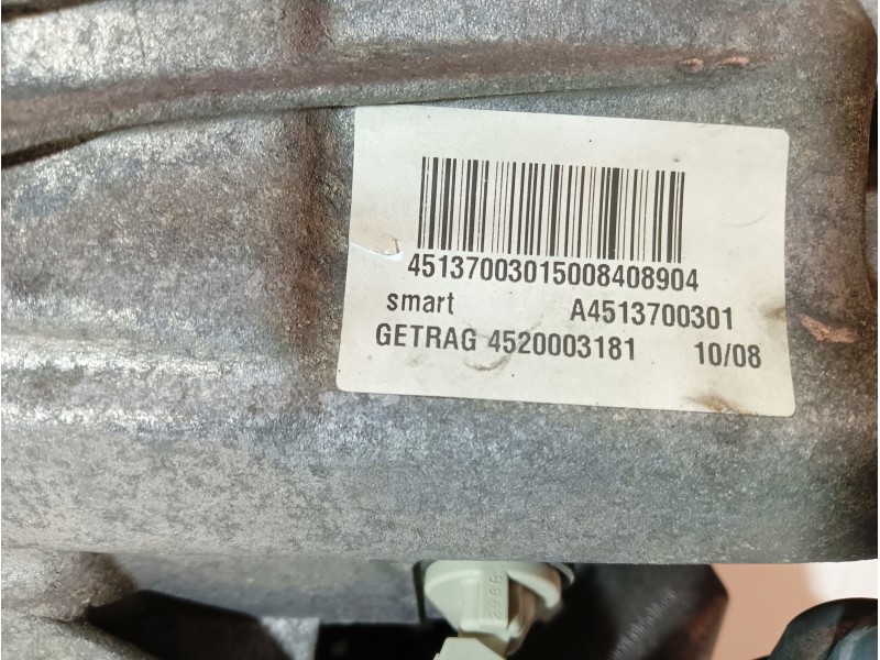 Recambio de caja cambios para smart coupe fortwo coupe mhd (52kw) (451.380) referencia OEM IAM A4513700301  