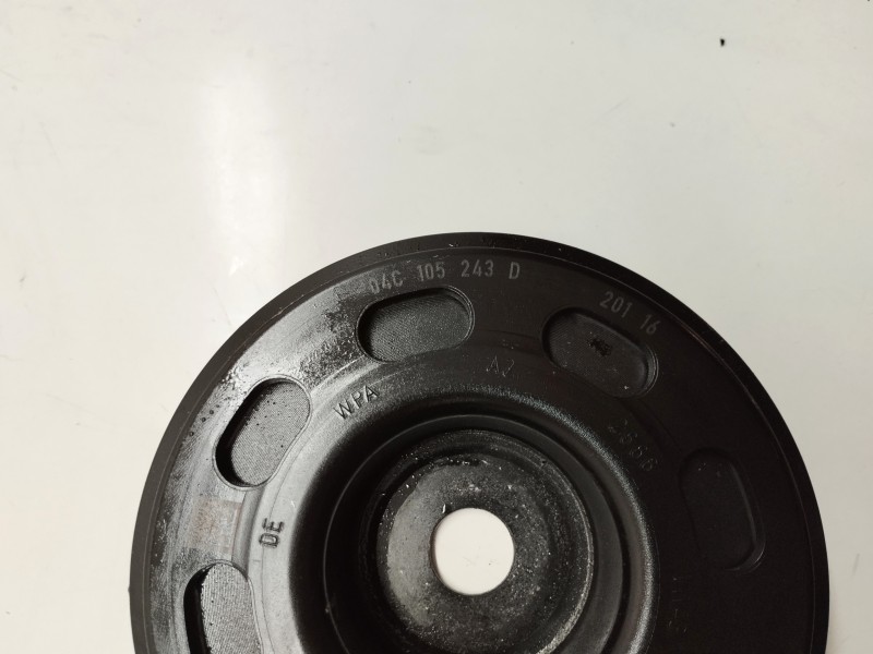 Recambio de polea cigueñal para volkswagen polo (6c1) advance bluemotion referencia OEM IAM 04C105243D  