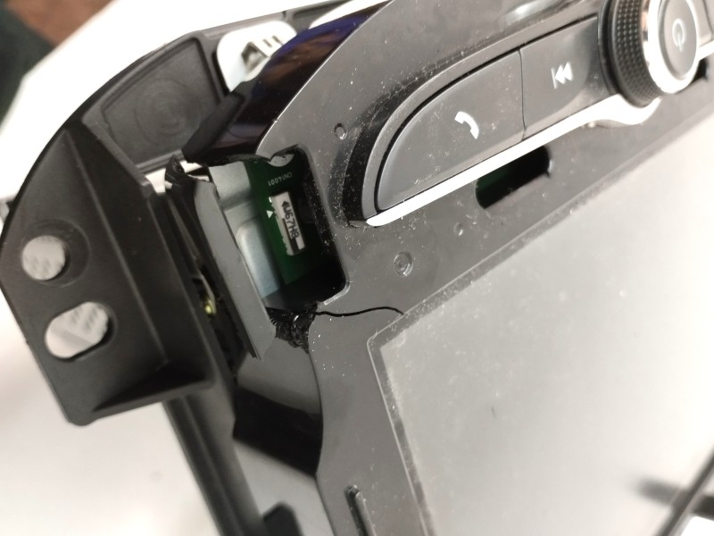 Recambio de pantalla multifuncion para opel corsa e selective referencia OEM IAM 42554580  