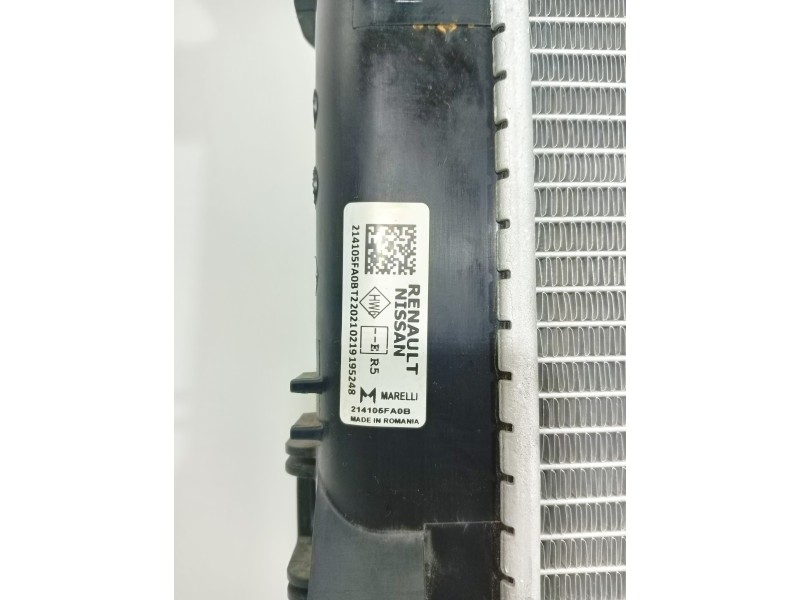 Recambio de radiador agua para renault captur ii 1.0 tce bivalent. gasolina / gpl referencia OEM IAM 214105FA0B  
							
