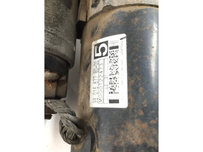 Recambio de motor arranque para peugeot 508 sw 1.6 e-hdi fap referencia OEM IAM 980166778000  