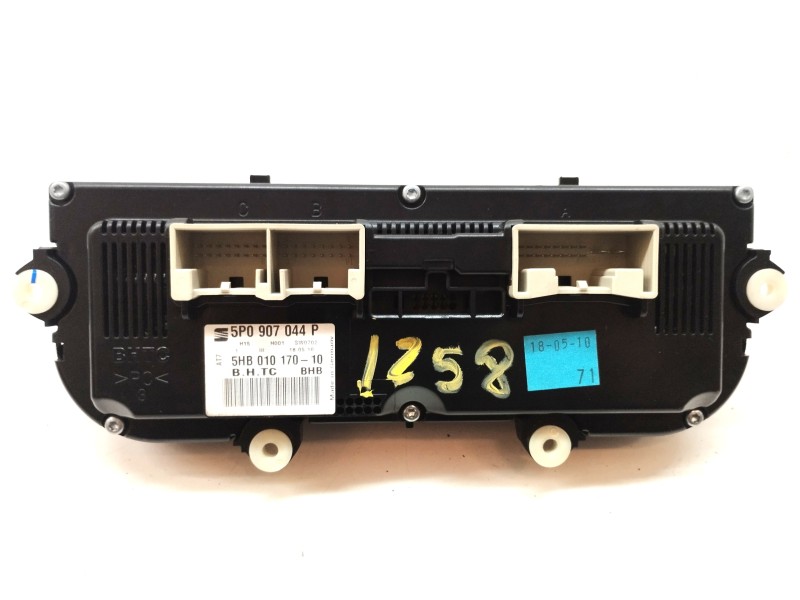 Recambio de mando climatizador para seat altea xl (5p5) 1.6 tdi referencia OEM IAM 5P0907044P  