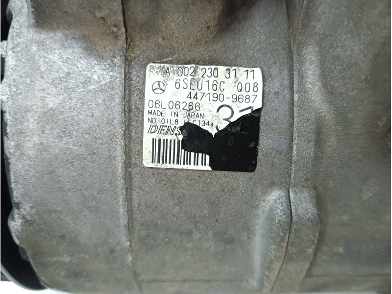 Recambio de compresor aire acondicionado para mercedes-benz clase clk (w207) coupe 350 cgi blueefficiency referencia OEM IAM A00
							