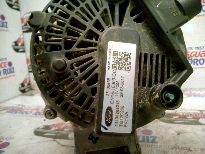Recambio de alternador para ford ka+ 1.2 ti-vct cat (3 cil.) referencia OEM IAM CN1510300CC  
							