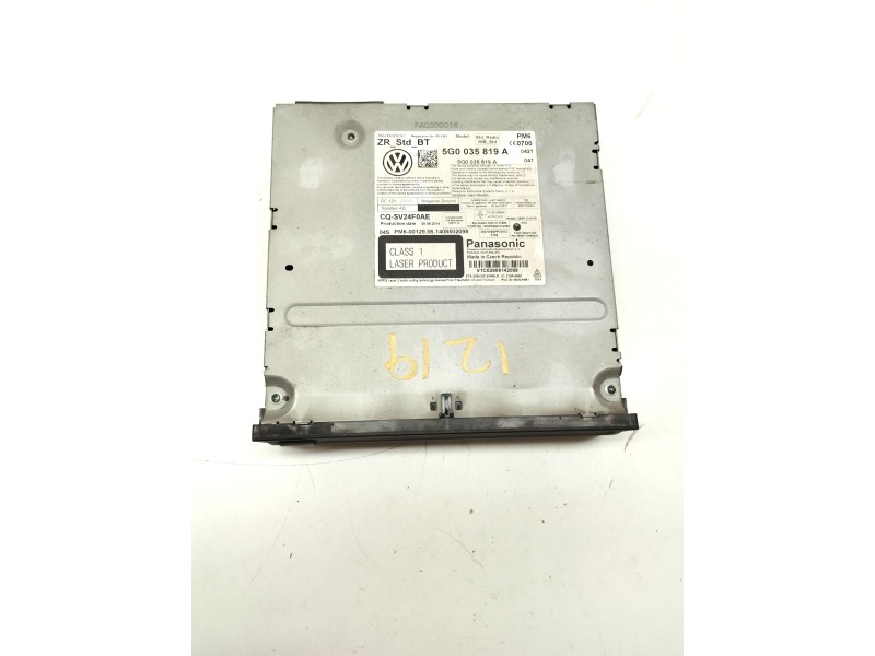 Recambio de sistema audio / radio cd para volkswagen golf vii lim. 2.0 tdi referencia OEM IAM 5G0035819A  