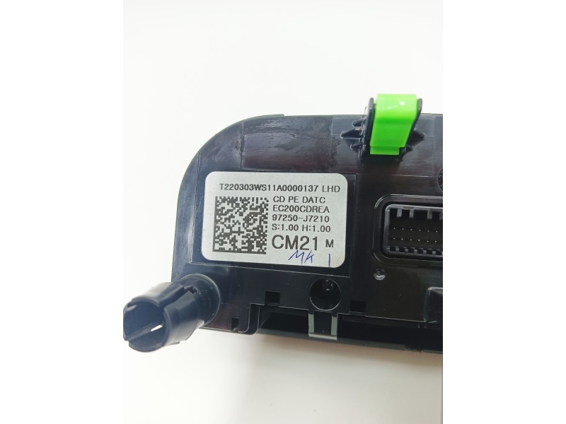 Recambio de mando climatizador para kia ceed 1.0 tgdi cat referencia OEM IAM 97250J7210  