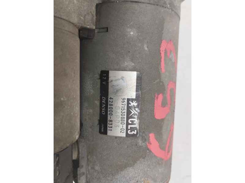 Recambio de motor arranque para peugeot 208 1.2 12v vti referencia OEM IAM 967153088002  