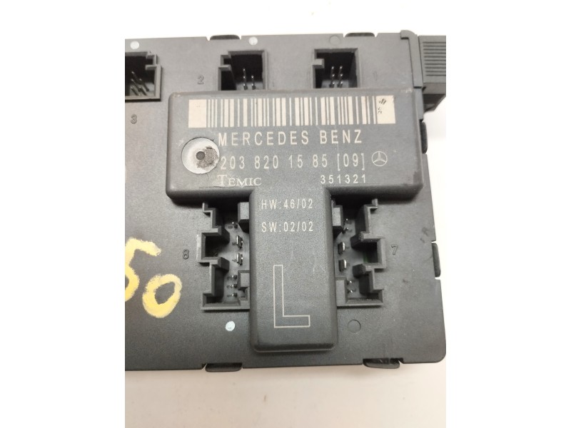 Recambio de centralita cierre para mercedes-benz clase c (w203) sportcoupe 1.8 cat referencia OEM IAM 203820158509  
							