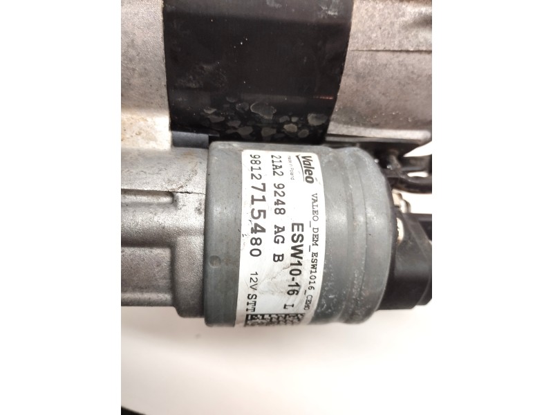 Recambio de motor arranque para opel crossland x 1.2 referencia OEM IAM 9812715480  