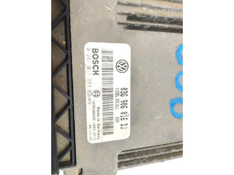 Recambio de centralita motor uce para skoda octavia berlina (1u2) 1.9 tdi referencia OEM IAM 03G906016DJ  