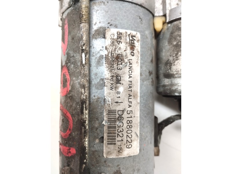 Recambio de motor arranque para fiat doblo ii cargo (263) furgón base referencia OEM IAM 51880229  