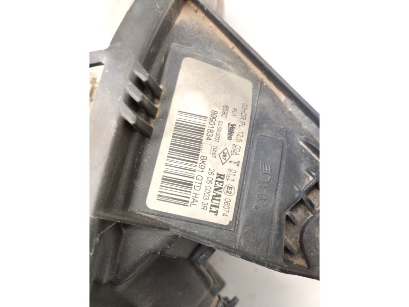 Recambio de faro izquierdo para renault laguna grandtour iii 00.07-00.16 referencia OEM IAM 260600033R  