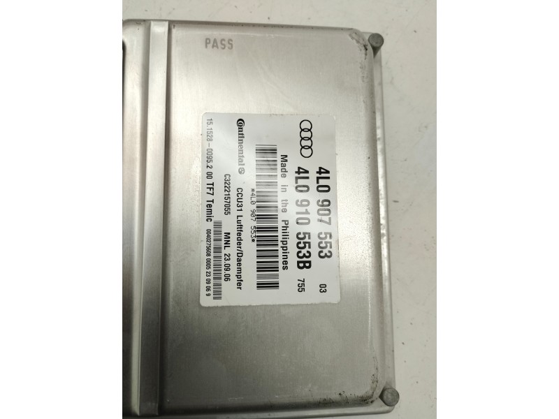 Recambio de centralita suspension para audi q7 (4l) 3.0 v6 24v tdi referencia OEM IAM 4L0907553  