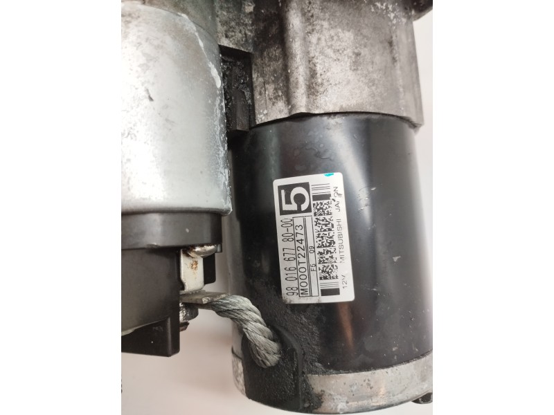 Recambio de motor arranque para citroën c4 picasso feel referencia OEM IAM 9801667780  