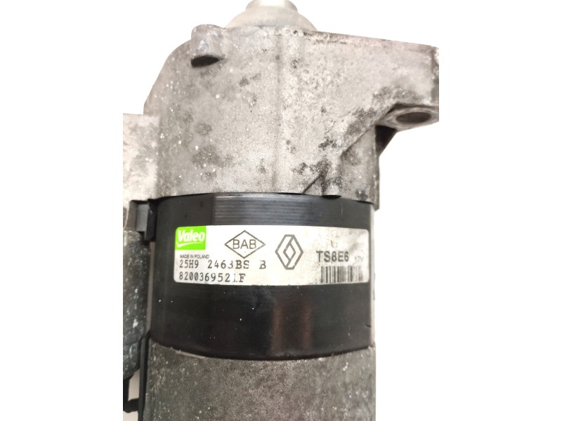 Recambio de motor arranque para dacia sandero 1.2 16v cat referencia OEM IAM 8200369521F  