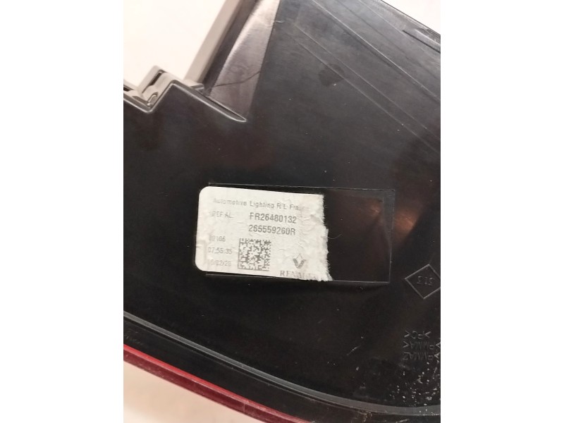 Recambio de piloto trasero izquierdo interior para renault talisman grandtour 1.7 blue dci diesel fap referencia OEM IAM 2655592