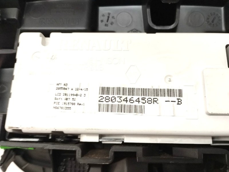 Recambio de pantalla multifuncion para renault megane iii berlina 5 p 1.5 dci diesel fap referencia OEM IAM 280346458R  