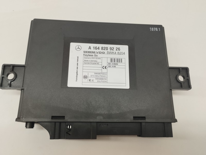 Recambio de centralita cambio automatico para mercedes-benz clase m (w164) 4.0 cdi referencia OEM IAM A1648209226  