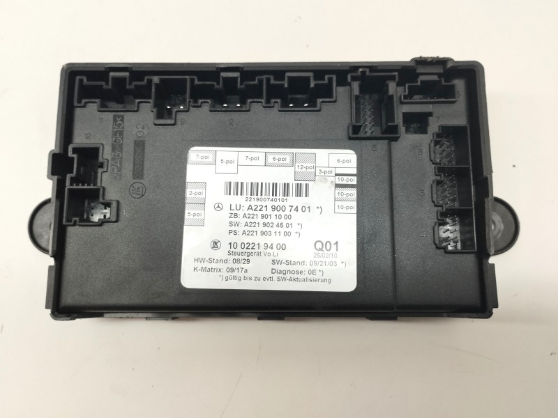 Recambio de modulo electronico para mercedes-benz clase s (w221) berlina s 350 cdi 4-matic (221.080) referencia OEM IAM A2219011
							