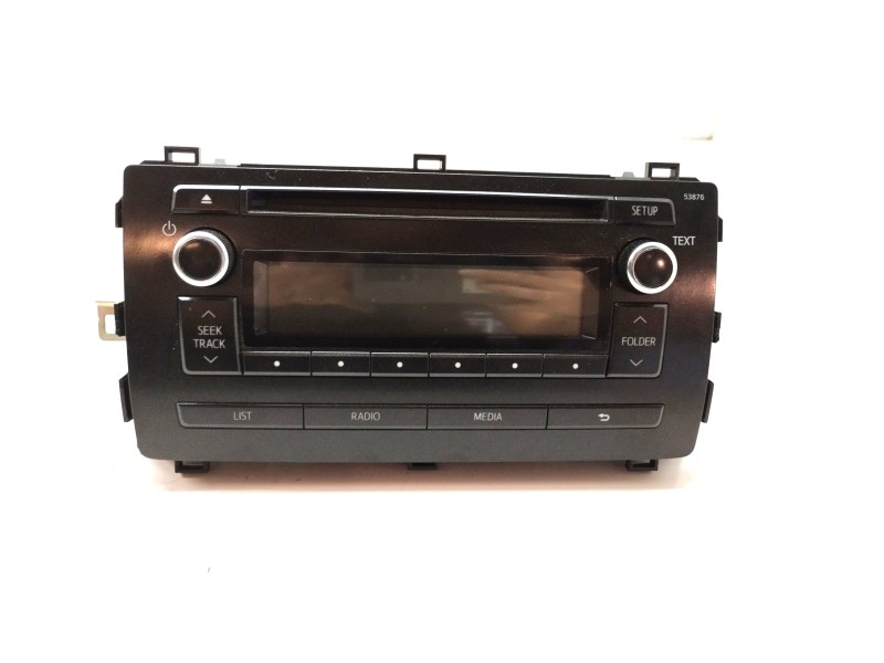 Recambio de sistema audio / radio cd para toyota auris 1.4 turbodiesel cat referencia OEM IAM 8612002880  