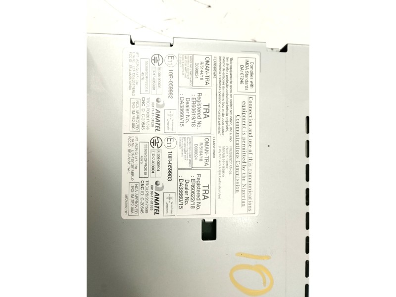 Recambio de pantalla multifuncion para dacia sandero stepway essential referencia OEM IAM 10R059982  