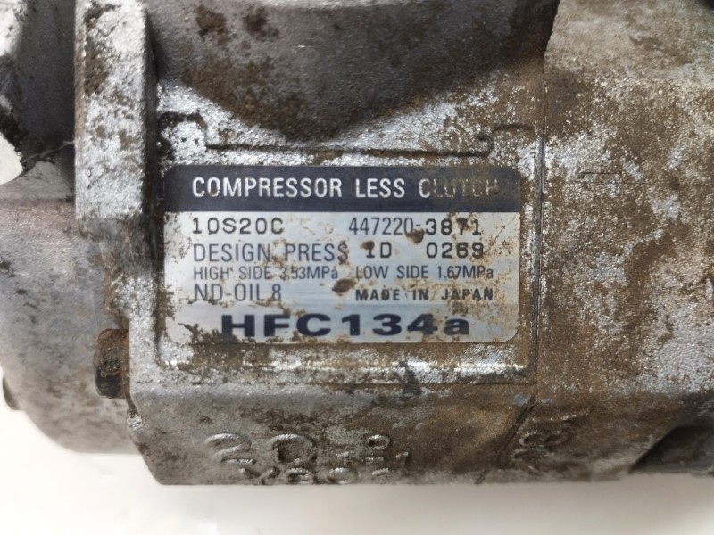 Recambio de compresor aire acondicionado para chrysler voyager (rg) 2.5 crd cat referencia OEM IAM 4472203871  