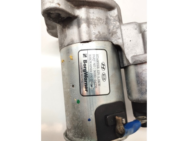 Recambio de motor arranque para hyundai i20 essence referencia OEM IAM 3610004270  