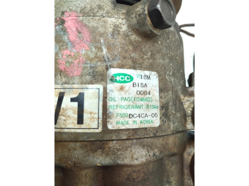 Recambio de compresor aire acondicionado para hyundai sonata (nf) 2.0 crdi cat referencia OEM IAM F500DC4CA05  