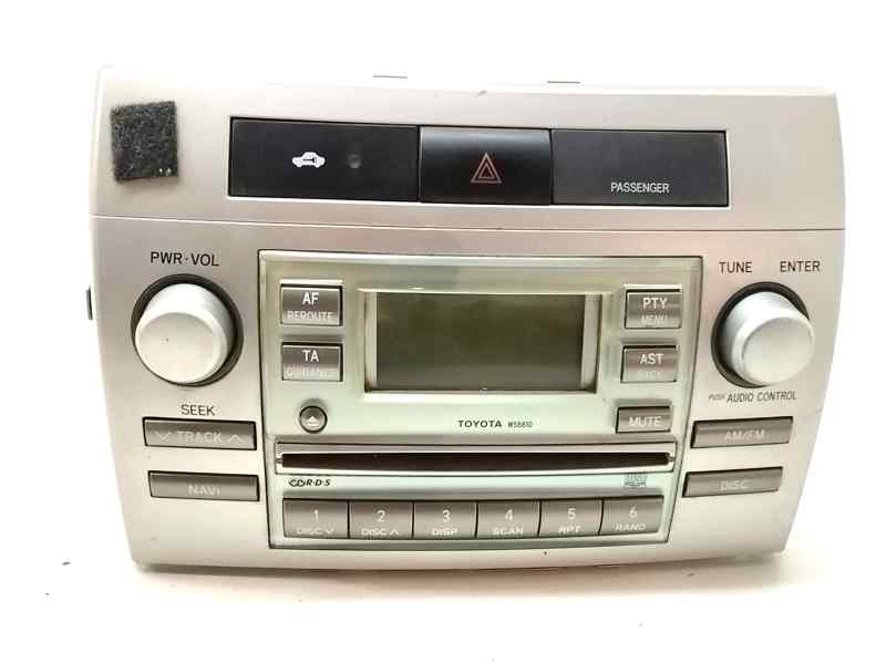 Recambio de sistema audio / radio cd para toyota corolla verso (r1) 2.2 turbodiesel cat referencia OEM IAM 861200F010  
							