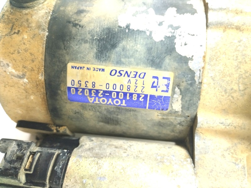 Recambio de motor arranque para toyota yaris (ncp1/nlp1/scp1) 1.0 cat referencia OEM IAM 2810023020  