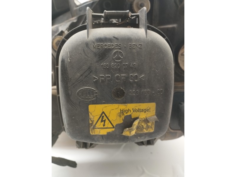 Recambio de faro derecho para mercedes-benz clase m (w163) 2.7 cdi 20v cat referencia OEM IAM 1638200749  