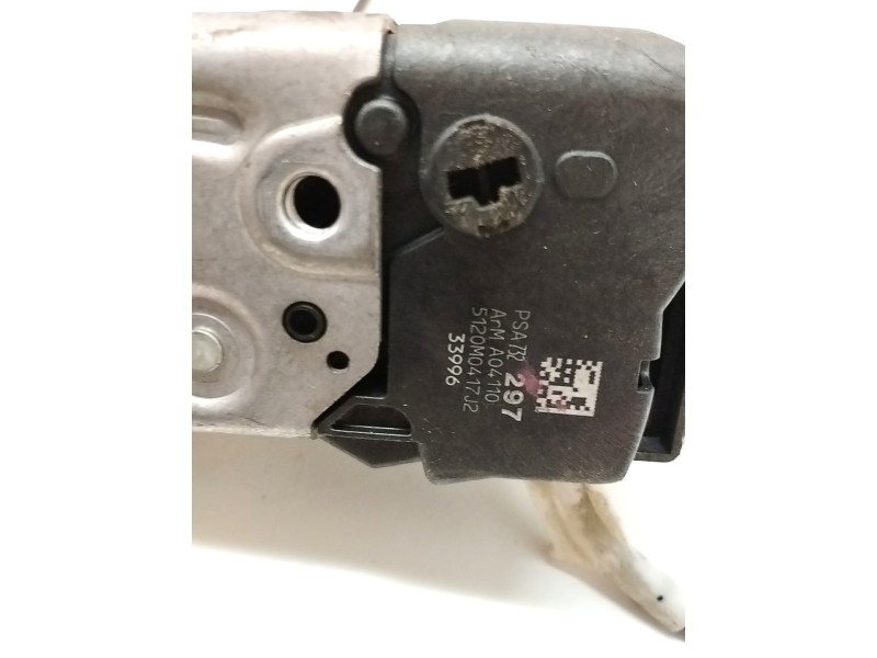 Recambio de cerradura puerta trasera izquierda para peugeot 3008 1.6 hdi fap cat (9hz / dv6ted4) referencia OEM IAM PSA732297  