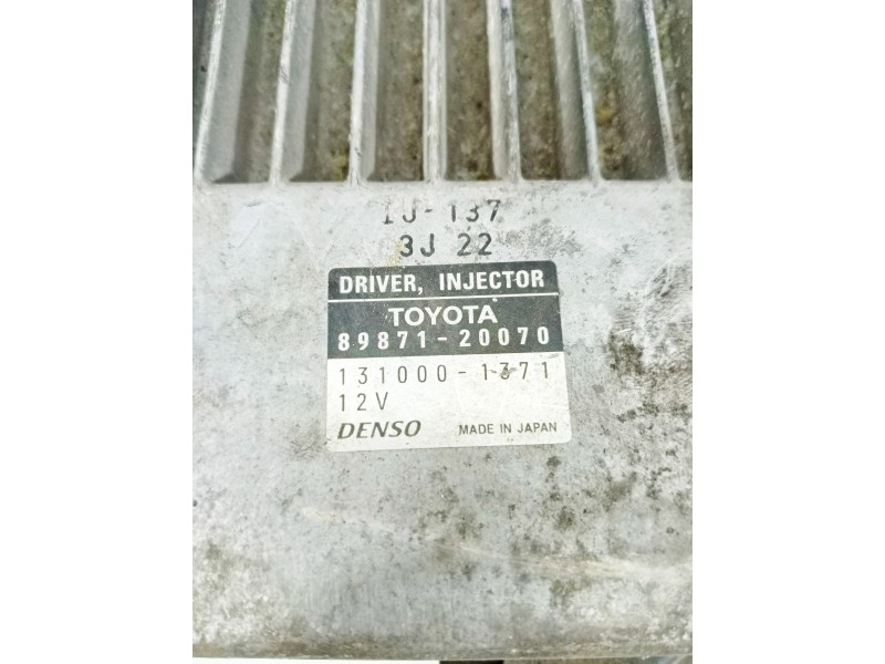 Recambio de centralita motor uce para lexus is200 (ds2/is2) 2.2 d-cat referencia OEM IAM 898712007  
							