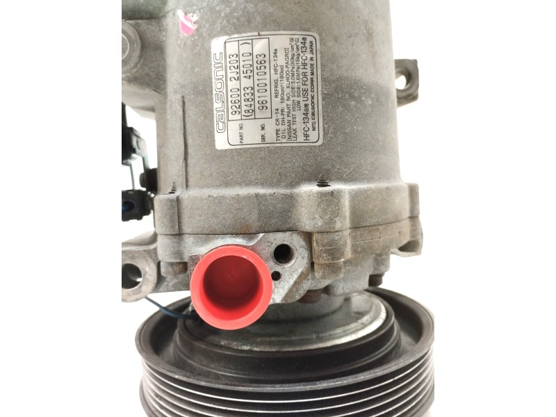 Recambio de compresor aire acondicionado para nissan primera berlina (p11) 2.0 16v cat referencia OEM IAM 926002J203  
							