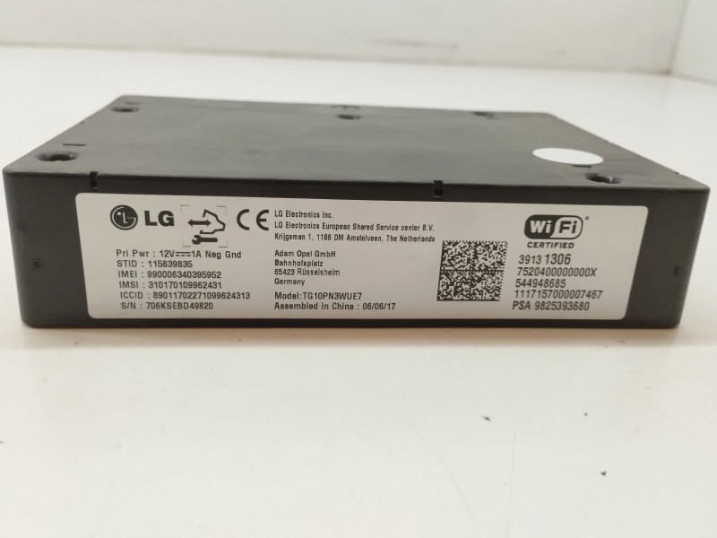 Recambio de modulo electronico para opel crossland x 1.2 referencia OEM IAM 9825393680  