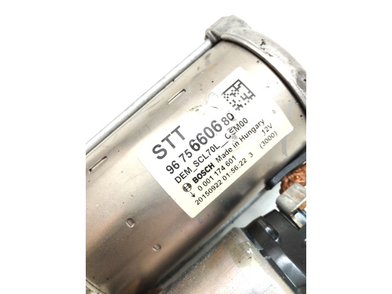 Recambio de motor arranque para peugeot 508 sw active referencia OEM IAM 9675660680  