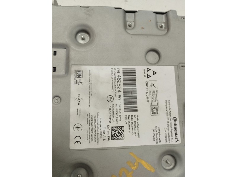 Recambio de sistema audio / radio cd para opel crossland x 1.2 referencia OEM IAM 9846282480  