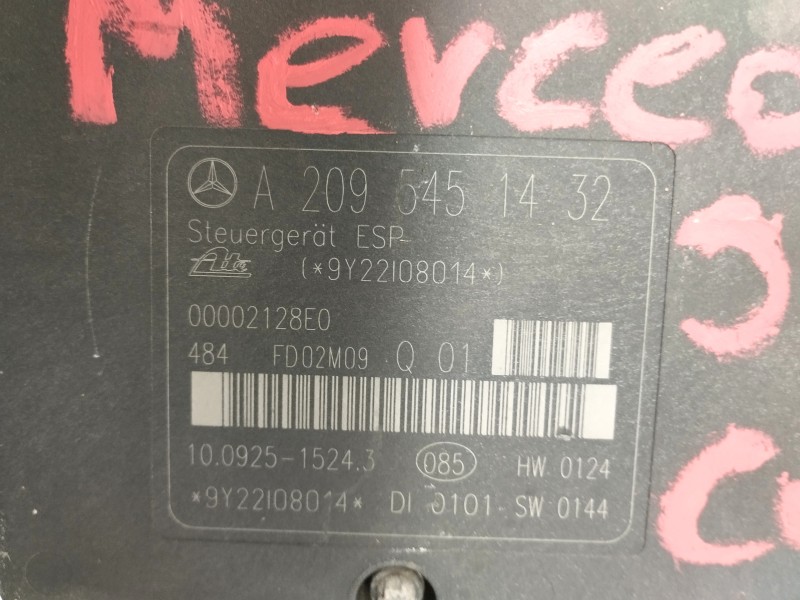 Recambio de abs para mercedes-benz clase c (w203) sportcoupe 1.8 cat referencia OEM IAM A2095451432  