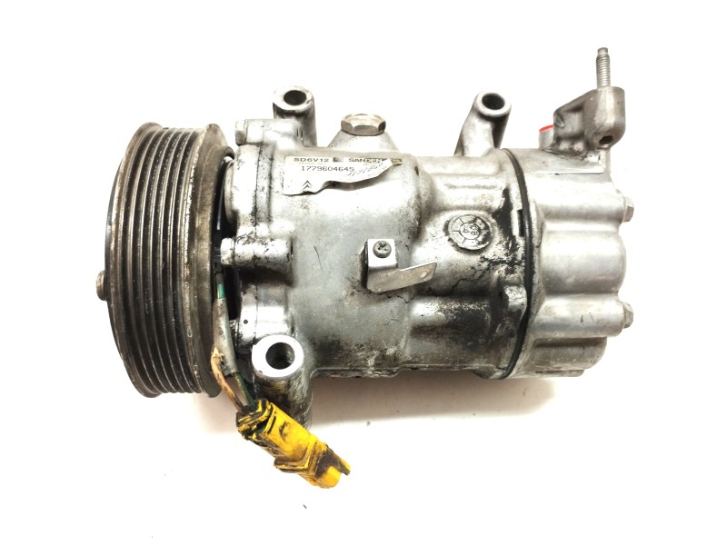 Recambio de compresor aire acondicionado para citroën c3 1.4 hdi referencia OEM IAM 9655191680  
