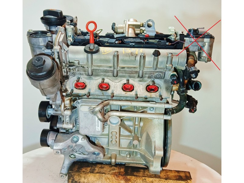 Recambio de motor completo para volkswagen golf v berlina (1k1) 1.6 16v fsi referencia OEM IAM BLF  