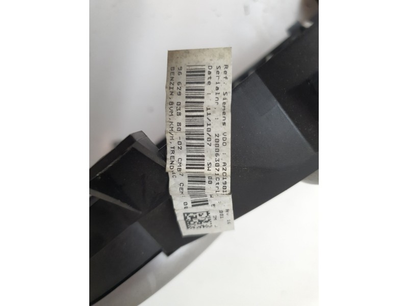 Recambio de cuadro instrumentos para peugeot 207 1.4 referencia OEM IAM 9662903880  